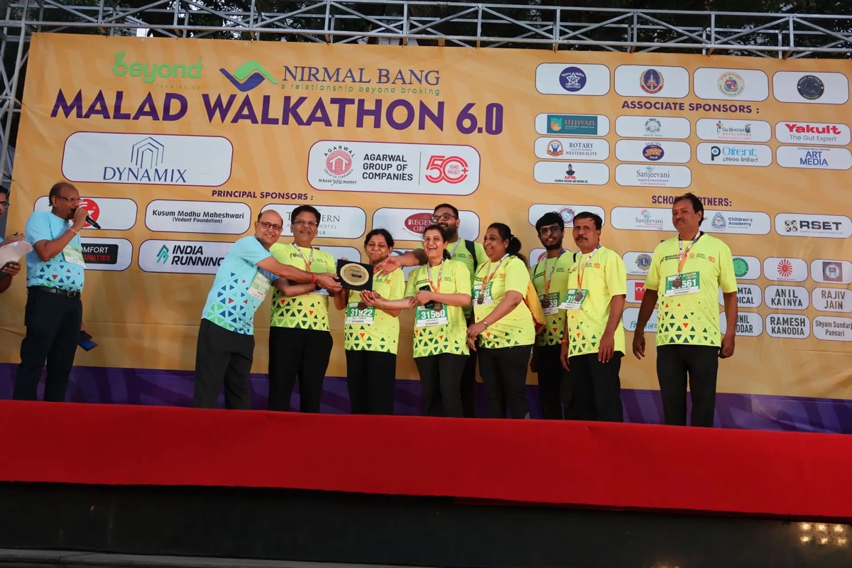 Race day moment from Malad Walkathon
